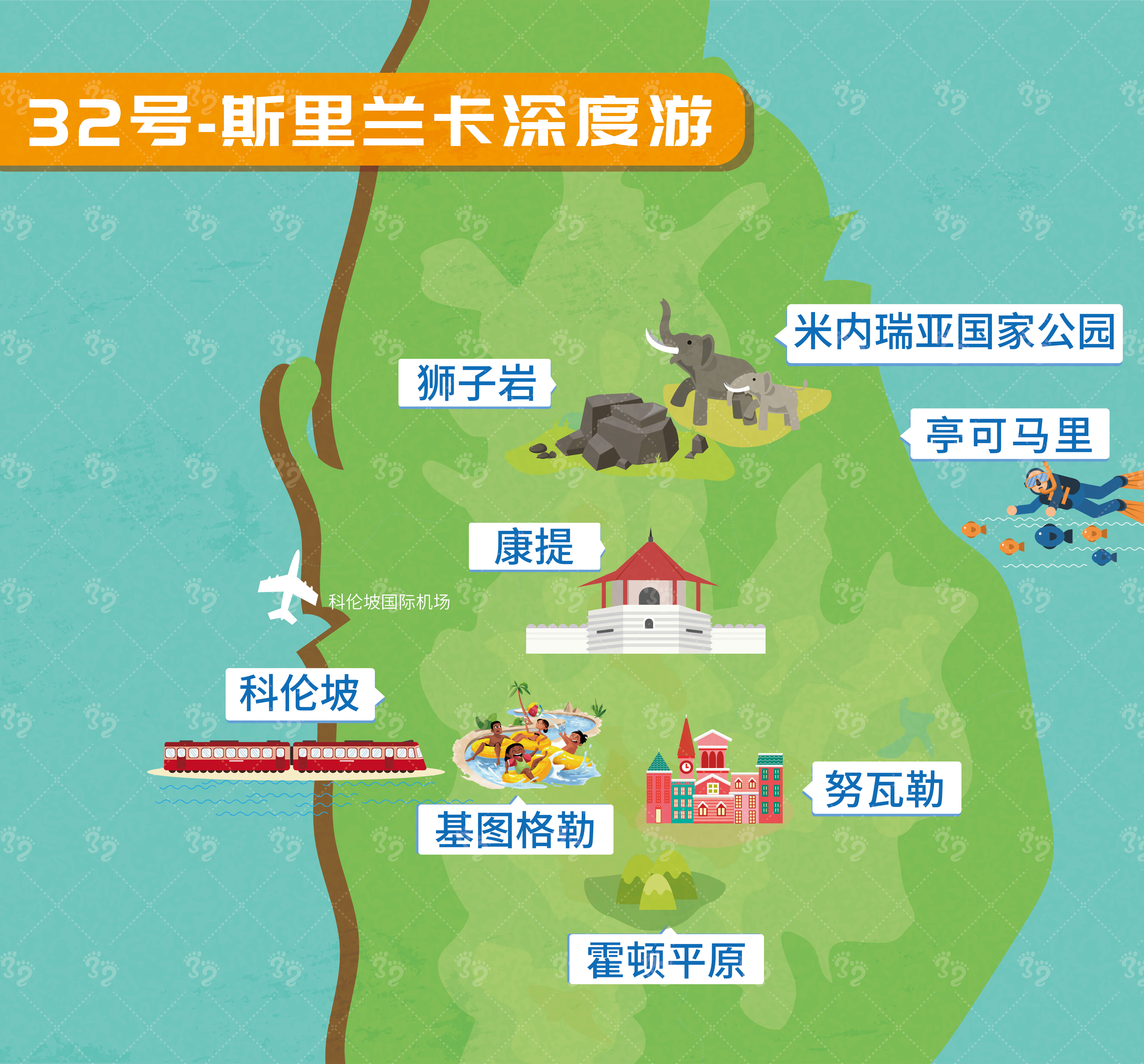 32号,城市轻户外旅行 - 【亭可马里季】8天7晚玩转斯里兰卡